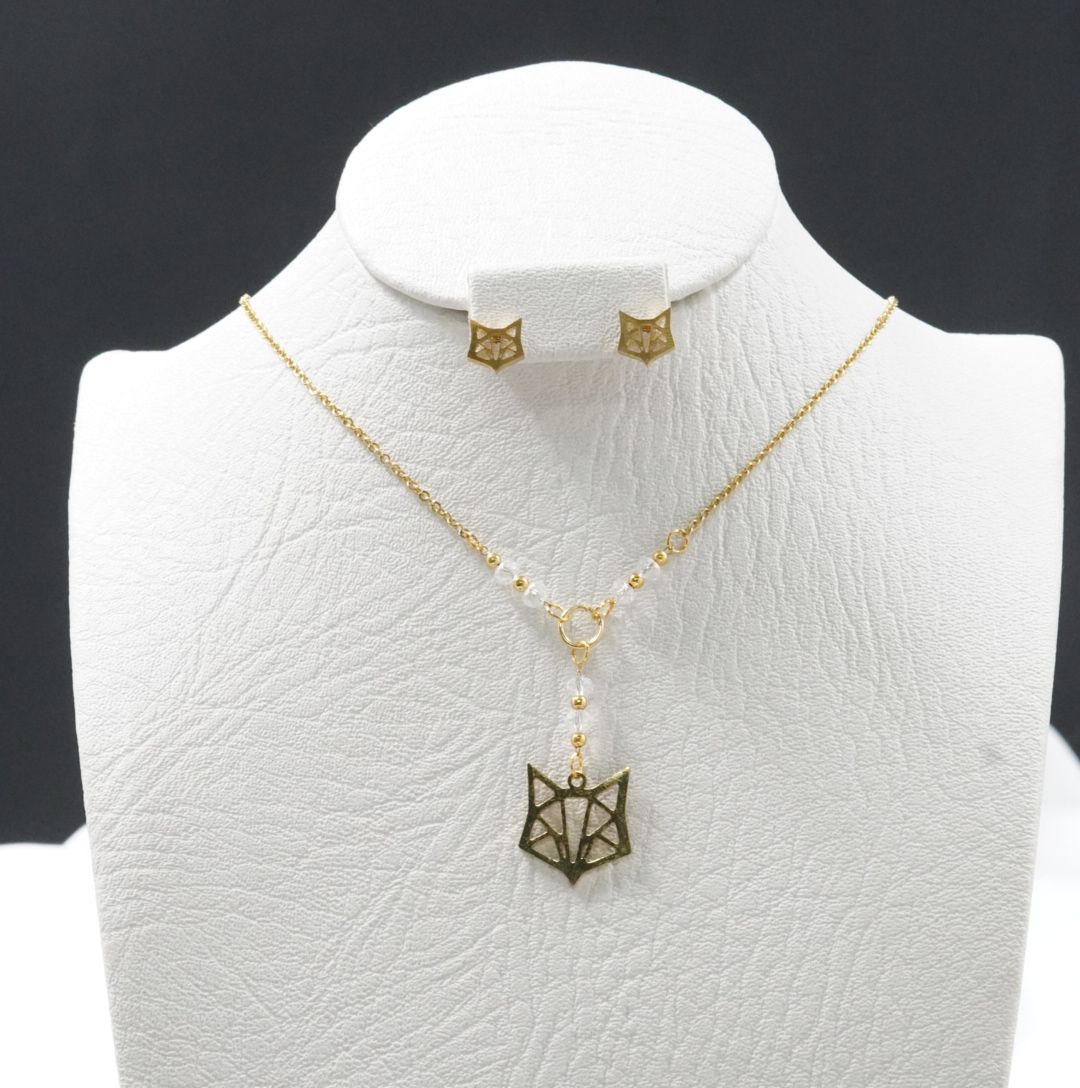 Miniatura 3 de JUEGUITO CORBATIN MURANO ZORRO BLANCO